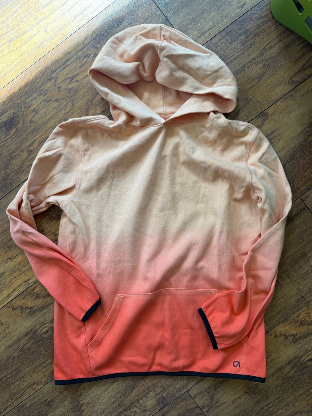 GAP Peach to Coral Ombre Kids Hoodie